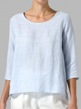 Load image into Gallery viewer, Loose Cotton And Linen Women&#39;S Top