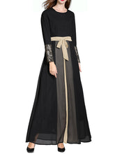 Load image into Gallery viewer, Female Ethnic Chiffon A-Shaped Big Swing Dress