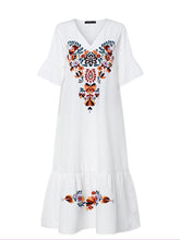 Load image into Gallery viewer, Spring And Summer Print Ethnic Style Women&#39;S Dress