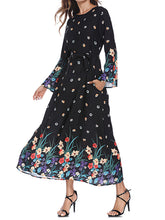 Load image into Gallery viewer, Women&#39;S Fashion Ethnic Print Long Sleeve Dress