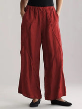 Load image into Gallery viewer, Cotton And Linen Casual Loose Women&#39;S Wide-Leg Pants