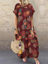 Load image into Gallery viewer, Ethnic Print Women&#39;S Long Dress