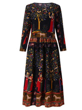 Load image into Gallery viewer, Spring And Summer Ethnic Print Women&#39;S Dress