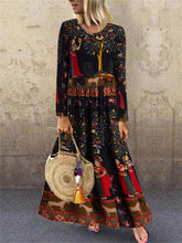 Load image into Gallery viewer, Spring And Summer Ethnic Print Women&#39;S Dress