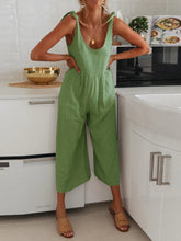 Load image into Gallery viewer, Fashion Sleeveless Loose Casual Solid Color Jumpsuit