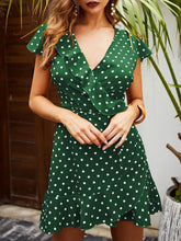 Load image into Gallery viewer, Fashion Casual Polka Dot V-Neck Sexy Dress