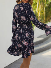 Load image into Gallery viewer, Fashion Sweet V-Neck Long Sleeve Printed Dress