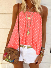 Load image into Gallery viewer, Women Bohemian Polka Dot Tank Top
