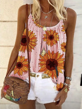 Load image into Gallery viewer, Women Bohemian Daisy Print Tank Top