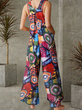 Load image into Gallery viewer, Fashion Abstract Printing Casual Loose Overalls Jumpsuits