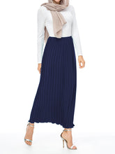 Load image into Gallery viewer, Women&#39;S Chiffon Pleated Double Flared Skirt