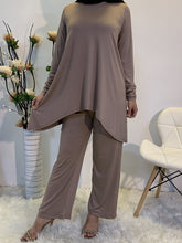 Load image into Gallery viewer, Women&#39;S Solid Color Loose Casual Long Sleeve Suit