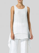 Load image into Gallery viewer, Solid Color Irregular Hem Women'S Tank Top