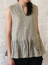 Load image into Gallery viewer, Pleated Casual Sleeveless Women'S Top