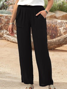 Pure Color Comfortable Women'S Trousers