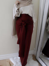 Load image into Gallery viewer, Women&#39;S Casual Solid Color Tie Long Skirt