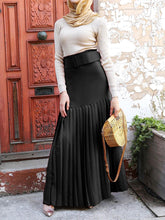 Load image into Gallery viewer, Casual Pleated Bag Hip Long Skirt