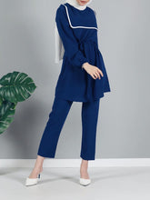 Load image into Gallery viewer, Women&#39;S Fashion Navy Collar Girly Style Suit