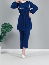 Load image into Gallery viewer, Women&#39;S Fashion Navy Collar Girly Style Suit