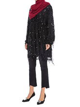 Load image into Gallery viewer, Sequined Fringe Fashion Women'S V-Neck Long Sleeve Top