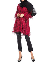 Load image into Gallery viewer, Sequined Fringe Fashion Women'S V-Neck Long Sleeve Top