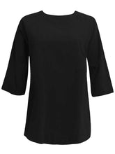 Load image into Gallery viewer, Simple Solid Color Cotton And Linen Women'S Top