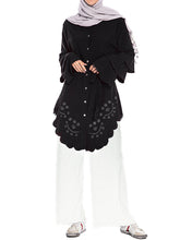 Load image into Gallery viewer, Women'S Round Neck Loose Openwork Pile Sleeve Top