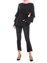 Load image into Gallery viewer, Women'S Loose Flared Sleeve Solid Color Simple Top