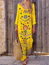 Load image into Gallery viewer, Printed Holiday Ethnic Women&#39;S Long Dress