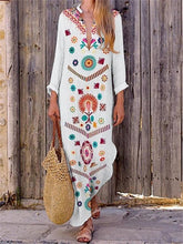 Load image into Gallery viewer, Printed Holiday Ethnic Women&#39;S Long Dress