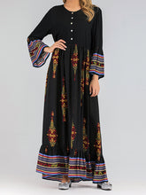 Load image into Gallery viewer, Fashion Casual Loose Long Sleeve Printed Dress