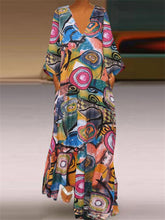 Load image into Gallery viewer, Pop Style Print Women&#39;S Long Dress