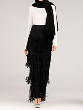 Load image into Gallery viewer, Women&#39;S Fashion Party Casual Irregular Fringed Skirt