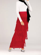 Load image into Gallery viewer, Women&#39;S Fashion Party Casual Irregular Fringed Skirt