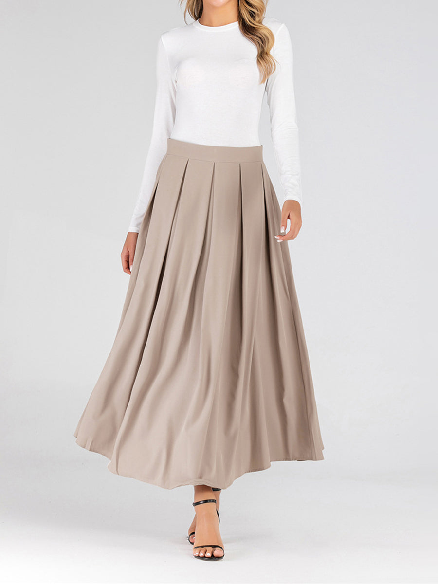 Women'S Fashion Casual Pleated Skirt