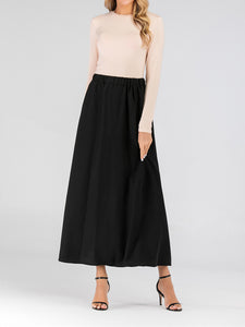 Women'S Casual High-Waisted Slim Fit Skirt