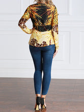 Load image into Gallery viewer, Women&#39;S V-Neck Sexy Long Sleeve Irregular Slim Top