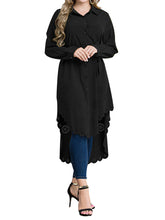 Load image into Gallery viewer, Fashion All-Match Hollow Burnt Long Sleeve Top