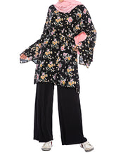 Load image into Gallery viewer, Women'S Fashion Lace-Up Long-Sleeved Printed Top