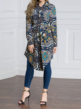 Load image into Gallery viewer, Women'S Fashion Casual Loose Print Long Top