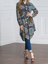 Load image into Gallery viewer, Women'S Fashion Casual Loose Print Long Top