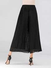 Load image into Gallery viewer, Fashion Pleated Casual Chiffon Wide Leg Pants