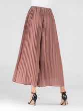 Load image into Gallery viewer, Fashion Pleated Casual Chiffon Wide Leg Pants