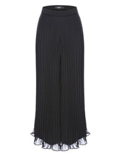 Load image into Gallery viewer, Women&#39;S Fashion Pleated Chiffon Casual Wide-Leg Pants