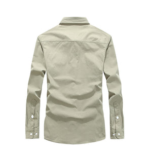 Men'S Casual Outdoor Tooling Plus Size Lapel Autumn Jacket