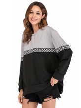 Load image into Gallery viewer, Autumn And Winter Fashion Color Matching Ladies Loose Top