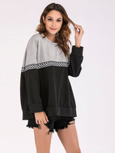 Load image into Gallery viewer, Autumn And Winter Fashion Color Matching Ladies Loose Top