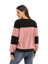 Load image into Gallery viewer, Women'S Autumn And Winter Contrast Color Loose Casual Long-Sleeved Top