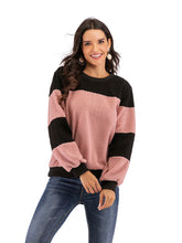 Load image into Gallery viewer, Women'S Autumn And Winter Contrast Color Loose Casual Long-Sleeved Top