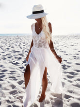 Load image into Gallery viewer, Women Chiffon Hollow Beach Dress Cover-Up